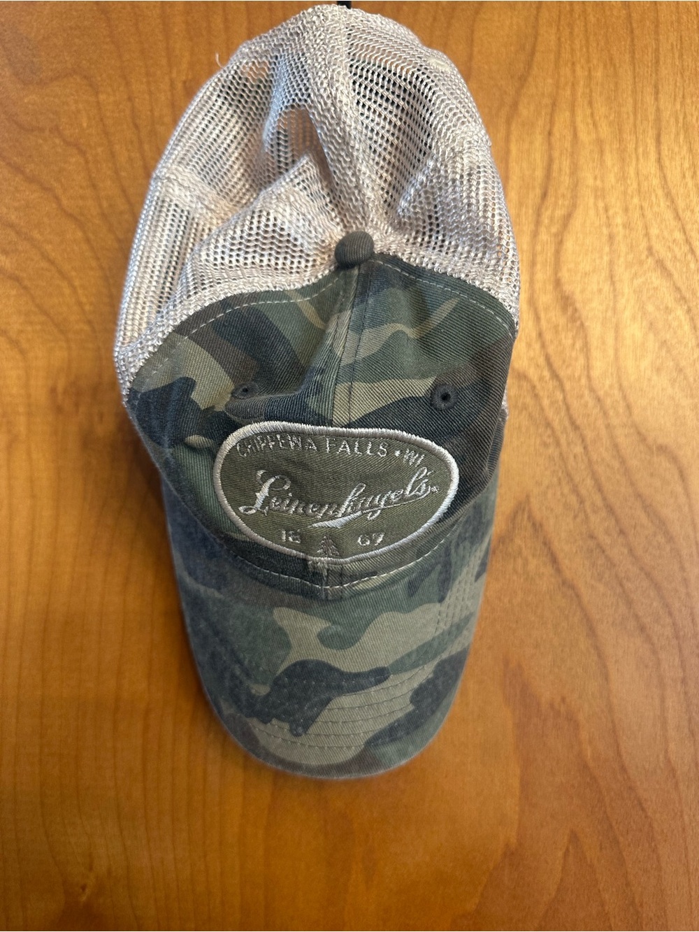 Blue 84 Camouflage Mesh Back Trucker Hat - Green